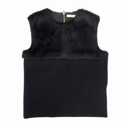Celine by Phoebe Philo Phoebe Period Alpaca Fur Felt Vest Sleeveless Top Cut