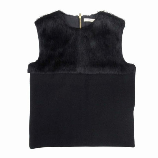 Celine by Phoebe Philo Phoebe Period Alpaca Fur Felt Vest Sleeveless Top Cut
