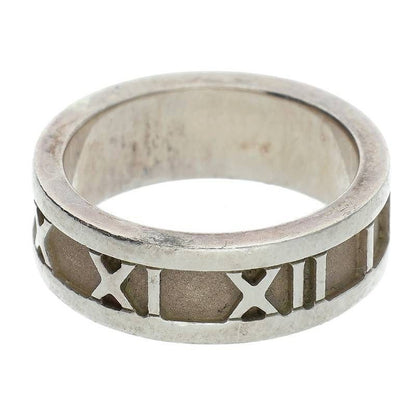 Tiffany Atlas Silver Ring Men's No 7