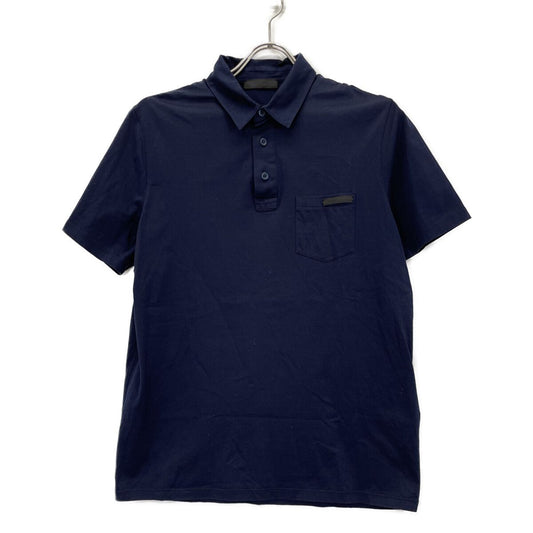 Prada Ujn007 ﾈｲﾋﾞｰ ｺｯﾄﾝ ﾎﾟﾛｼｬﾂ Ⅿ