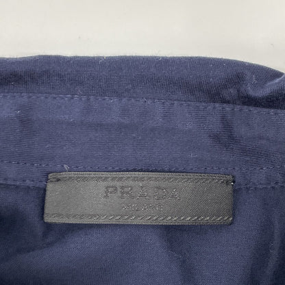 Prada Ujn007 ﾈｲﾋﾞｰ ｺｯﾄﾝ ﾎﾟﾛｼｬﾂ Ⅿ