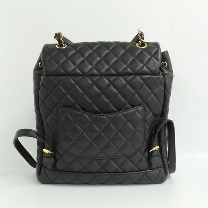 Chanel Urban Spirit Chain Backpack A91122 Matelasse Backpack Black