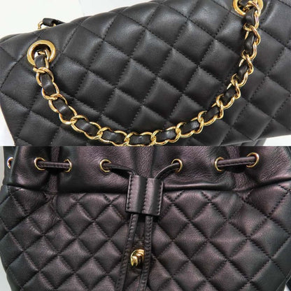 Chanel Urban Spirit Chain Backpack A91122 Matelasse Backpack Black