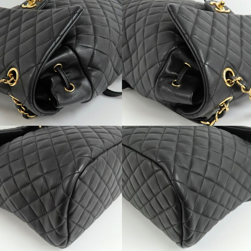 Chanel Urban Spirit Chain Backpack A91122 Matelasse Backpack Black
