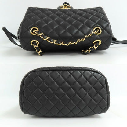 Chanel Urban Spirit Chain Backpack A91122 Matelasse Backpack Black