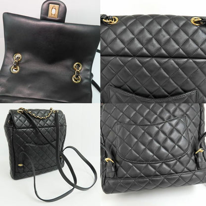 Chanel Urban Spirit Chain Backpack A91122 Matelasse Backpack Black
