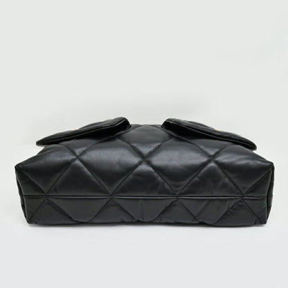 Chanel Shopping Bag As5740 Black Gold Hardware Shiny Lambskin Shoulder