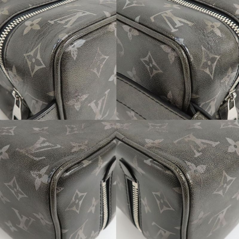 Louis Vuitton Rocca-dop Kit M11670 Brushed-monogram Black Silver-hardwa