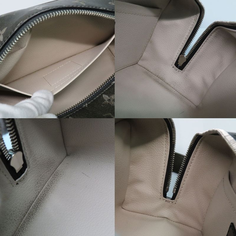Louis Vuitton Rocca-dop Kit M11670 Brushed-monogram Black Silver-hardwa