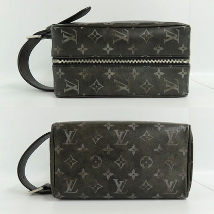 Louis Vuitton Rocca-dop Kit M11670 Brushed-monogram Black Silver-hardwa