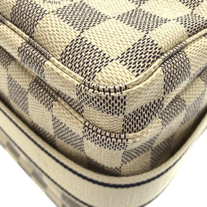 Louis Vuitton Damier Azur Naviglio Shoulder Bag Gold — view 2