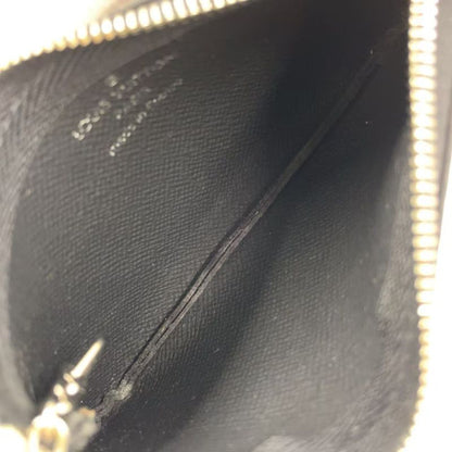 Louis Vuitton Pochette Cles Damier Graphite Damier Graphite Leather × PVC Black