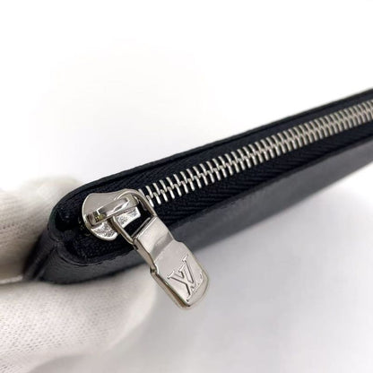 Louis Vuitton Pochette Cles Damier Graphite Damier Graphite Leather × PVC Black