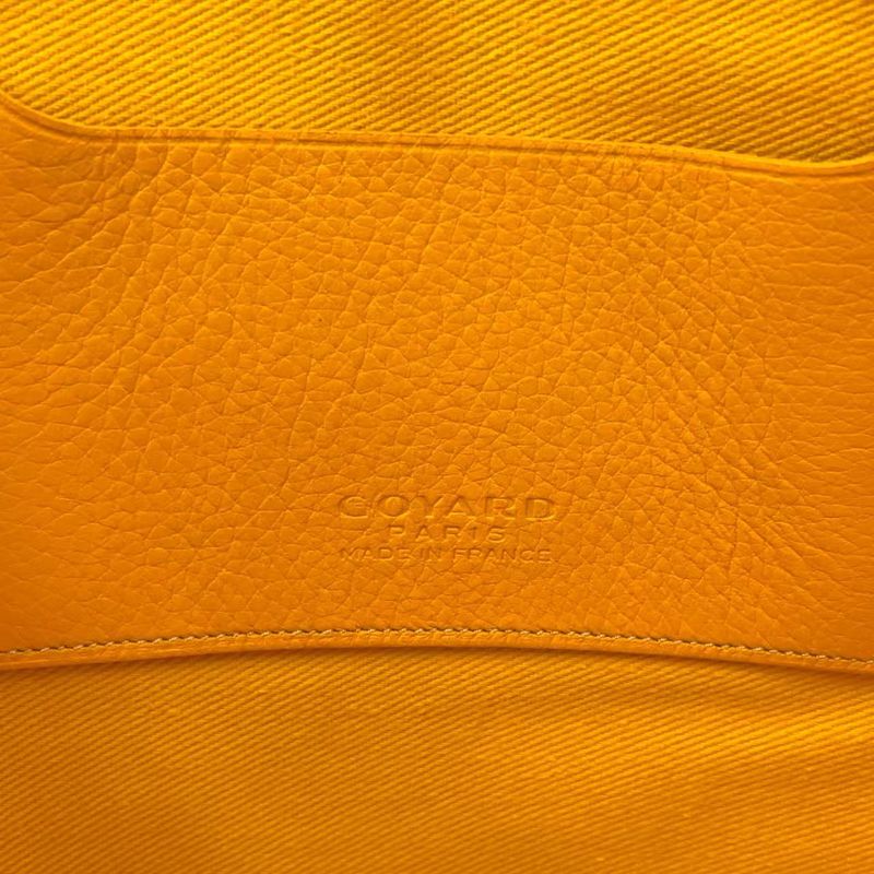 Goyard Senna Clutch MM Leather Yellow X Multicolor Clutch Bag Silver