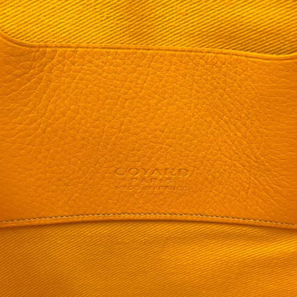 Goyard Senna Clutch MM Leather Yellow X Multicolor Clutch Bag Silver