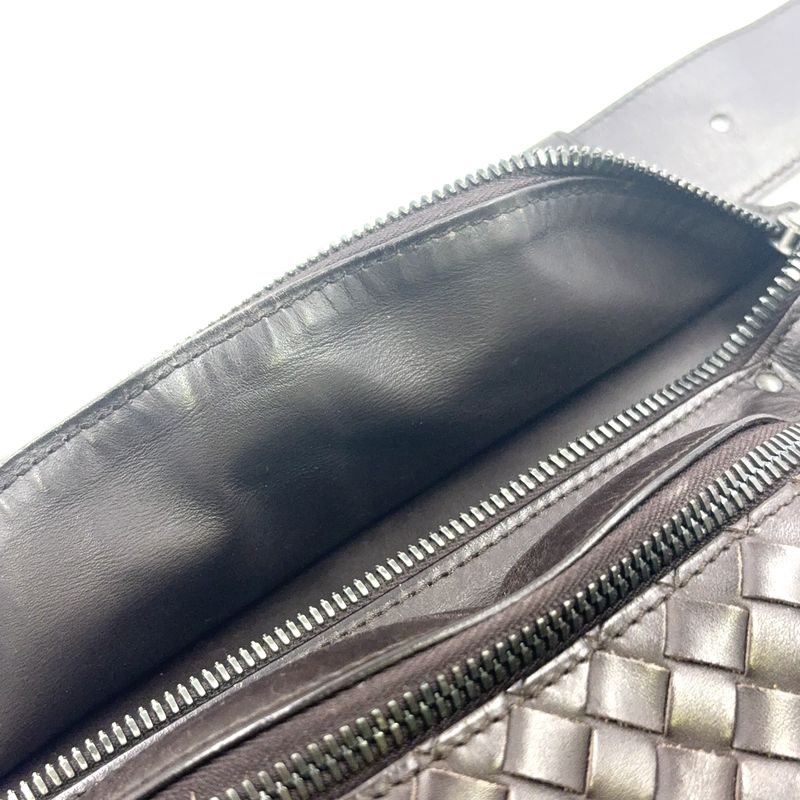 Bottega Veneta Intrecciato Leather Brown Body Bag 121604v46512040