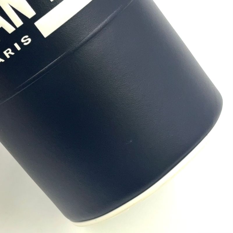 Christian Dior Vibe Bottle Holder Shoulder Leather Black Handbag Silver