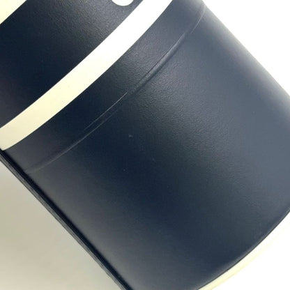 Christian Dior Vibe Bottle Holder Shoulder Leather Black Handbag Silver