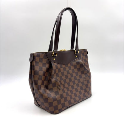 Louis Vuitton Westminster PM Damier Ebene Damier Ebene Leather × PVC Brown Tote
