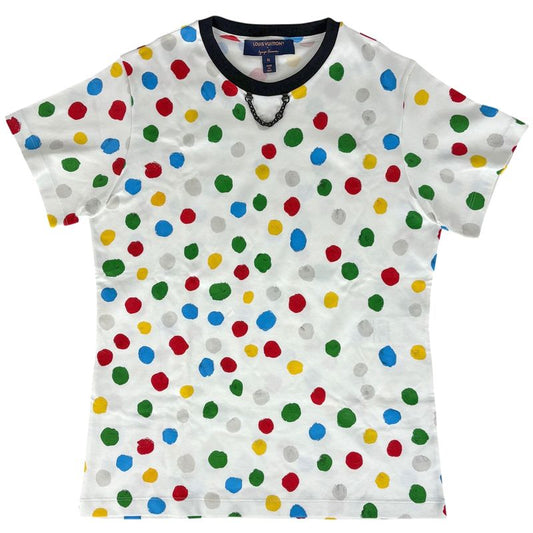 Louis Vuitton Dotted Short-sleeved T-shirt Yayoi Kusama Tops Short-sleeved