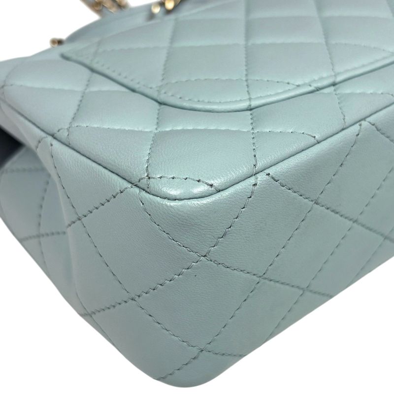 Chanel Coco Mark Top Handle Chain Shoulder Bag Matelasse Handbag Shoulder Bag