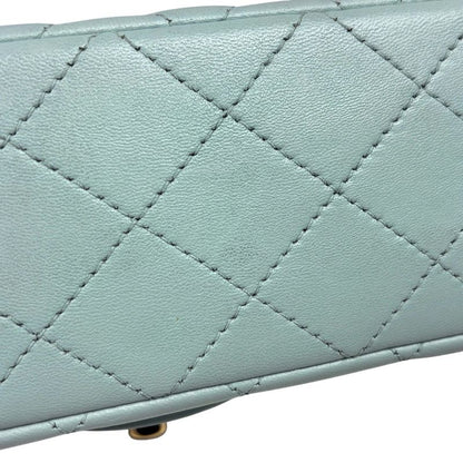 Chanel Coco Mark Top Handle Chain Shoulder Bag Matelasse Handbag Shoulder Bag