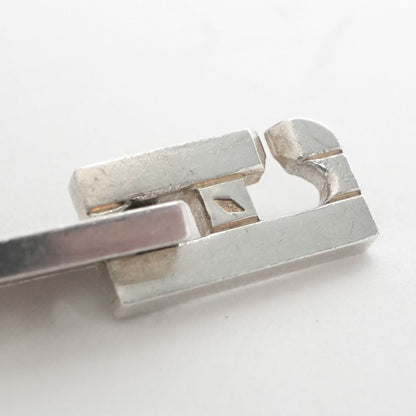 Hermes Cles Bracelet Bangle Cuff 925 Silver