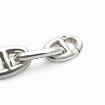Hermes Chaine D'ancre Necklace Pendant Choker 925 Silver