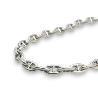 Hermes Chaine D'ancre Necklace Pendant Choker 925 Silver