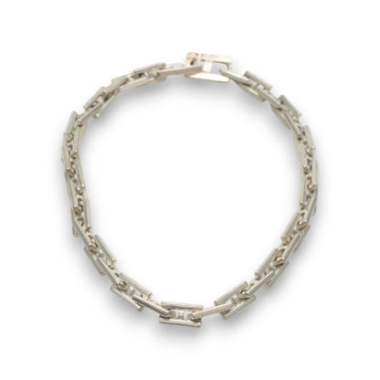 Hermes Cles Bracelet Bangle Cuff 925 Silver