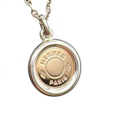 Hermes Serie Necklace Pendant Choker 750 925 Gold Silver Mini Chaine D'ancre