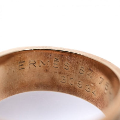 Hermes Kelly Ring 750 Gold Vintage Antique Hallmarked Diamond Jewelry