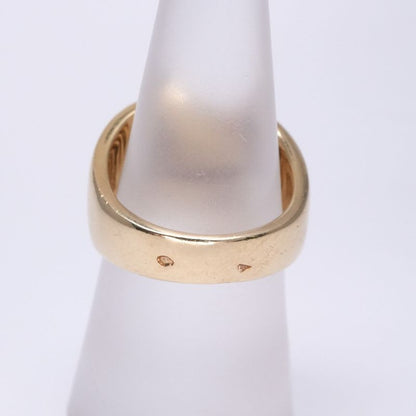 Hermes Kelly Ring 750 Gold Vintage Antique Hallmarked Diamond Jewelry