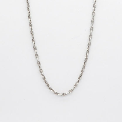 Hermes Serie Necklace Pendant Choker 925 Silver Mini Chaine D'ancre Chaine