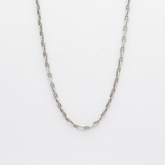 Hermes Serie Necklace Pendant Choker 925 Silver Mini Chaine D'ancre Chaine