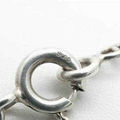 Hermes Serie Necklace Pendant Choker 925 Silver Mini Chaine D'ancre Chaine