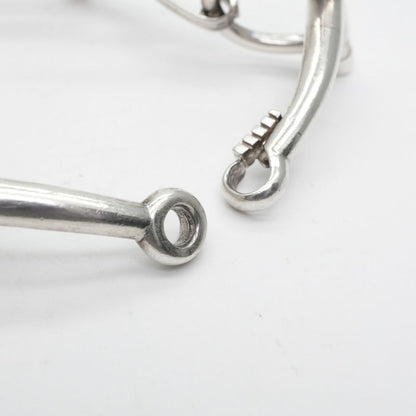 Hermes Horsebit Bracelet Bangle Cuff Sv800 Silver Hermes Paris Antique