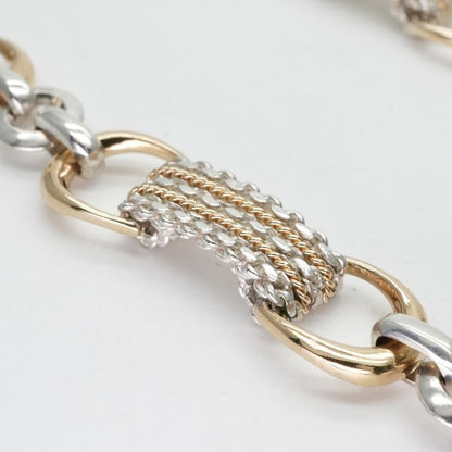 Hermes Sangle Do Necklace Pendant Choker 750 925 Gold Antique Silver