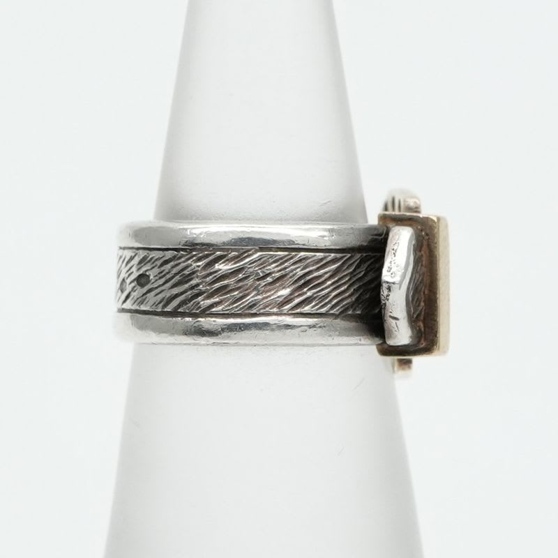 Hermes Ring 750 925 Silver Vintage Belt Horseshoe Combination