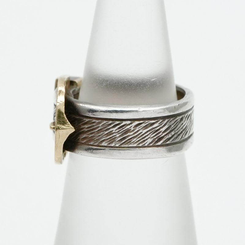 Hermes Ring 750 925 Silver Vintage Belt Horseshoe Combination