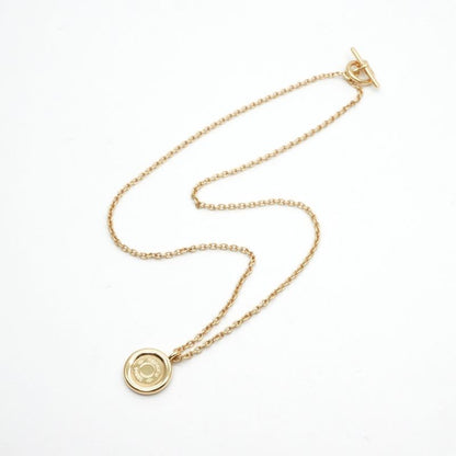 Hermes Serie Necklace Pendant Choker AU 750