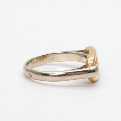 Hermes Chaine D'ancre Ring 750 925 Silver
