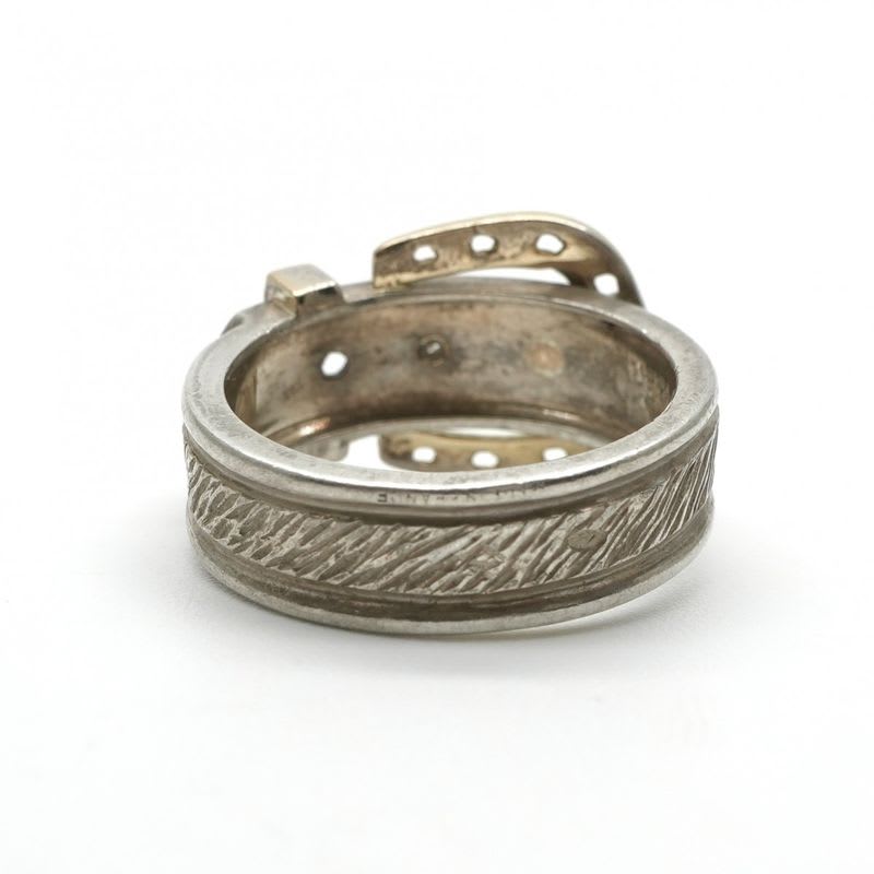 Hermes Ring 750 925 Silver Gold And