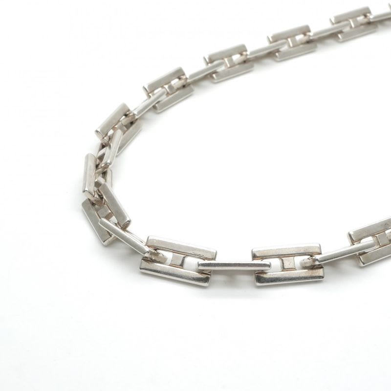 Hermes Necklace Pendant Choker 925 Silver