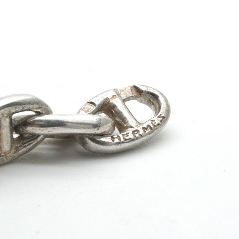Hermes Chaine D'ancre Bracelet Bangle Cuff 925 Silver Vintage Antique