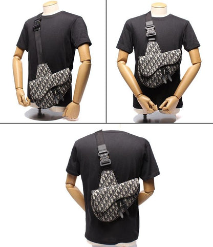 Christian Dior Body Bag Canvas Saddle Bag 16bo0262 Men's Christian Dior