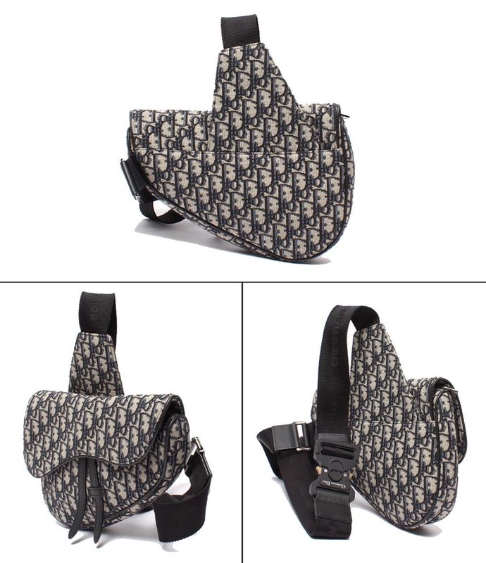Christian Dior Body Bag Canvas Saddle Bag 16bo0262 Men's Christian Dior