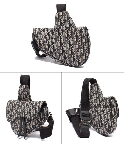Christian Dior Body Bag Canvas Saddle Bag 16bo0262 Men's Christian Dior