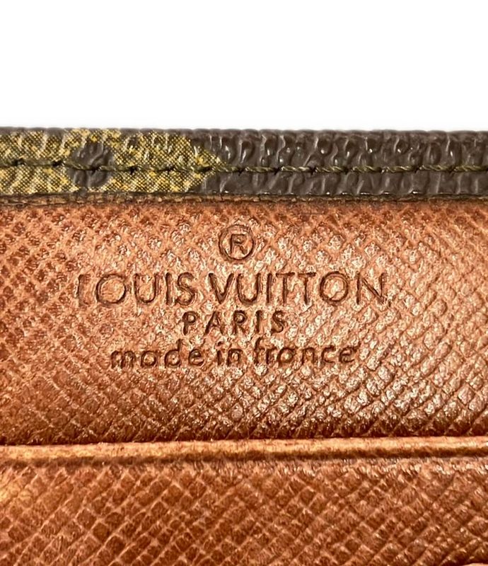 Louis Vuitton Double Hook Bifold Wallet Monogram Portomone Bier M61660 Women's