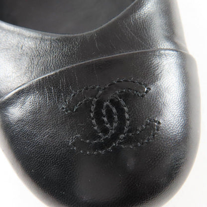 Productchanel G28997 Cocomark Ballerina Leather Flat Shoes Ballet Shoes